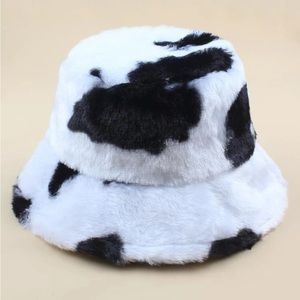 Black and White Cow Print Bucket Hat